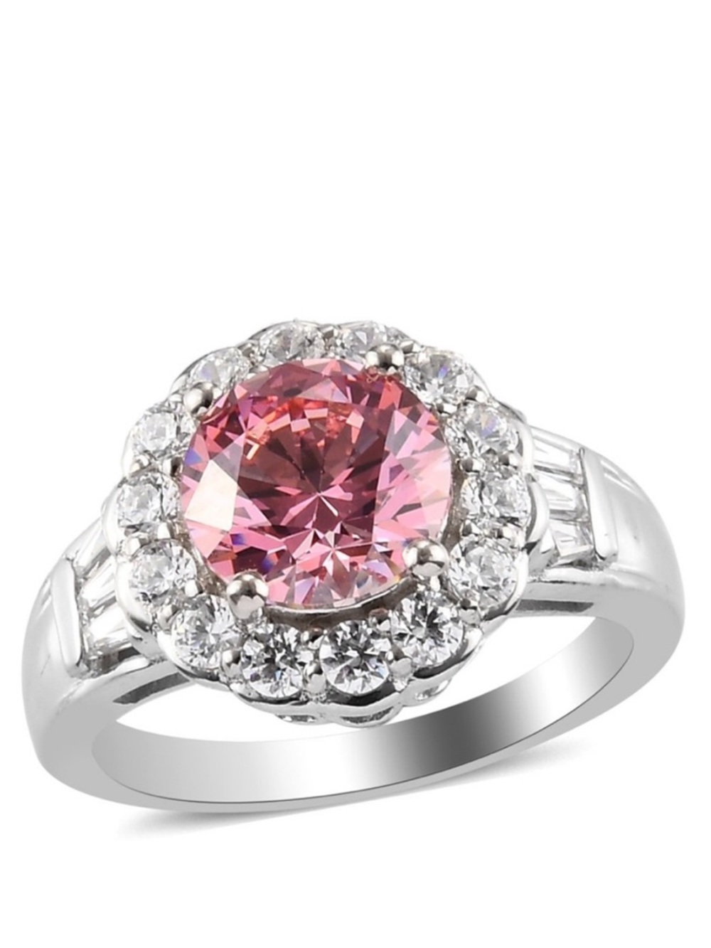 SWAROVSKI Fancy Pink Zirconia Ring